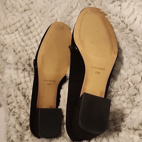 Suede Block Heels - Picture 5 of 6